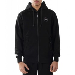 HELVETICA MP - KENETH BLACK - SWEAT À CAPUCHE NOIR